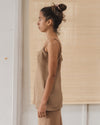 BASERANGE 25 Spring/Summer France Linen Vest Camisole BAS-TODY-SL-000-OCULAR